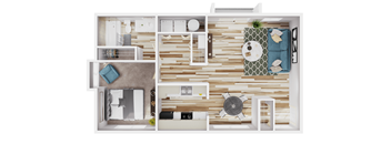 Chinook Floor Plan at Creston Point, Seattle, Washington