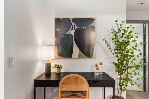Table with Chair at Solera Apartments, Renton