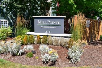 Mill Pointe Monument Sign at the entrance