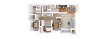 A series of images showing different rooms of a house.