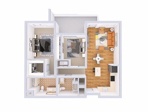Goya Floor Plan at Discovery West, Washington, 98029