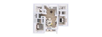 Madeira Floorplan at Solera Apartments, Renton
