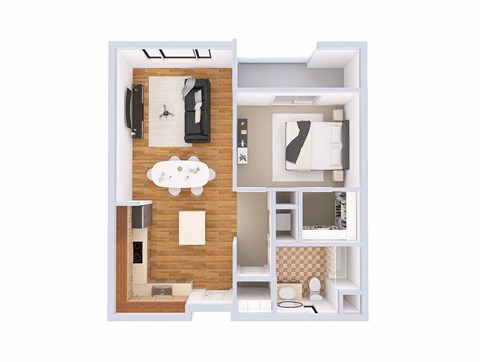 Monet Floor Plan at Discovery West, Issaquah, Washington