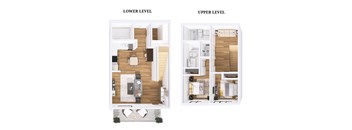 Two Bedroom Two Bathroom Townhome