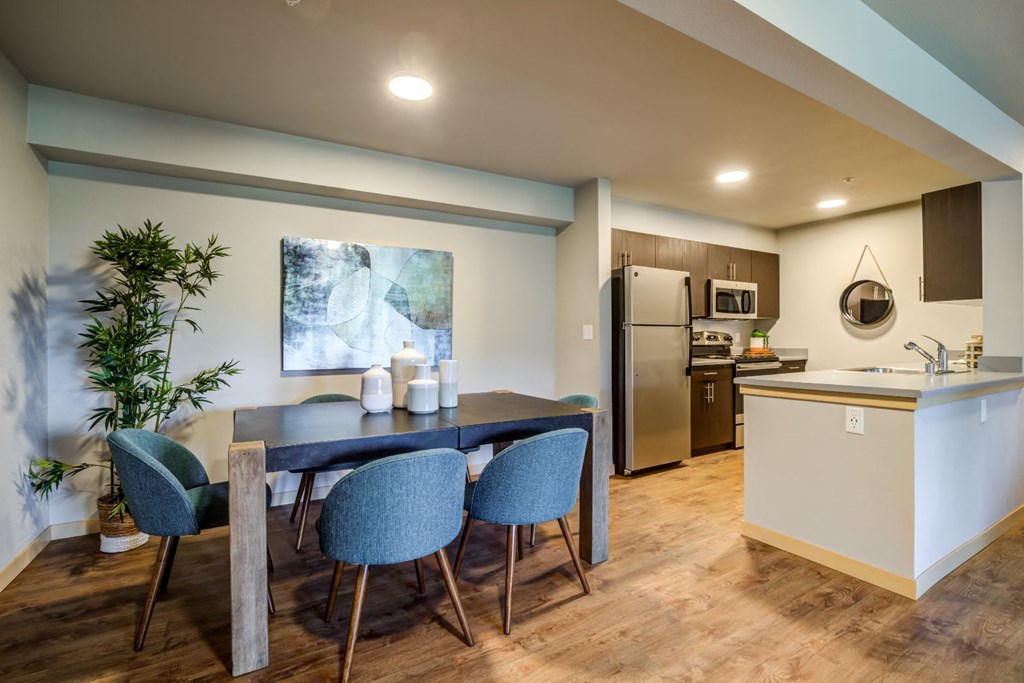 Dining Room and Kitchen View at Panorama, Snoqualmie, WA, 98065