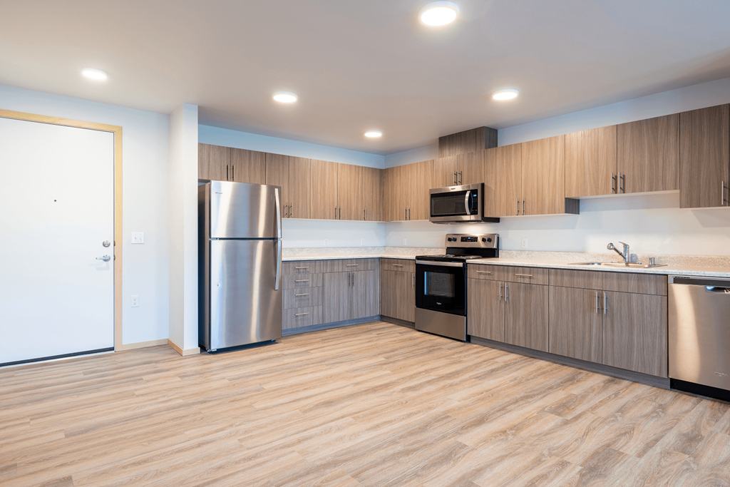 Kitchen with Stainless Steel Appliances