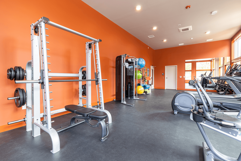 Fitness Center with equipment