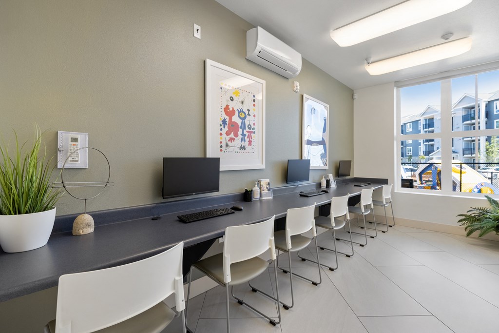 Business Center with Computer Stations