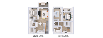 Syrah Floorplan at Solera Apartments, Renton