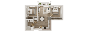 Unit 2Bedroom D1at Ovation at Meeker, Kent