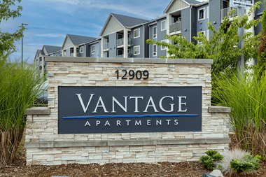 The Vantage Monument Sign