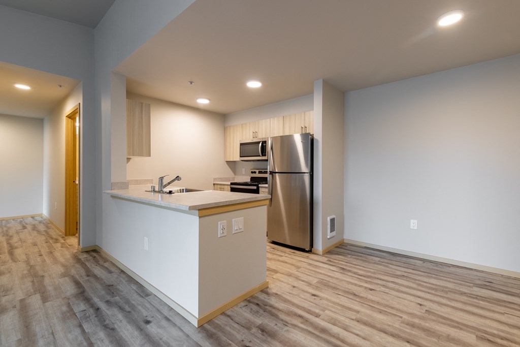 Spacious Kitchen with Stainless Steele Appliances