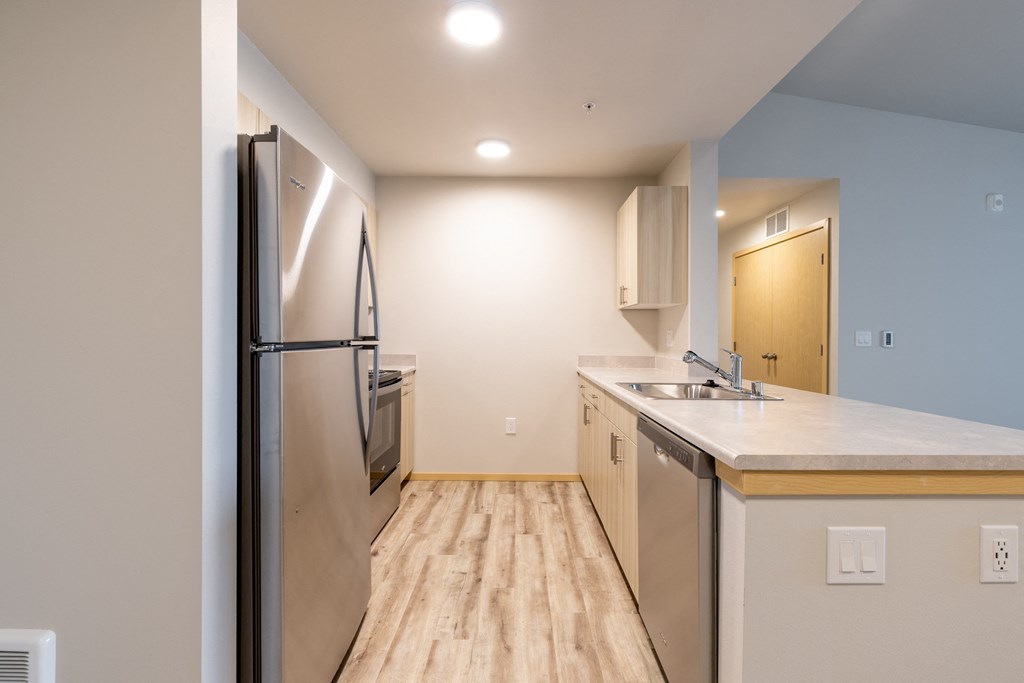 Spacious Kitchen with Stainless Steele Appliances