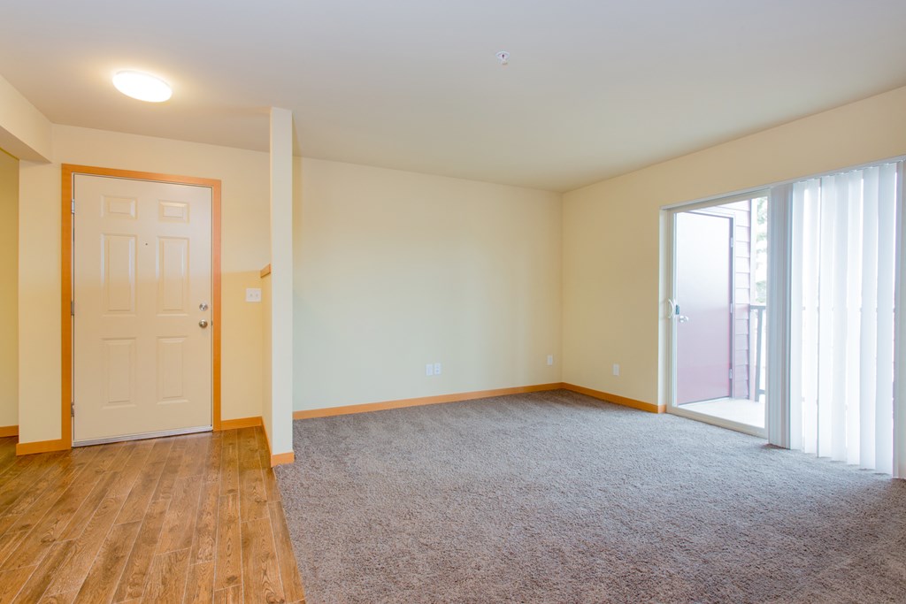 View of the living room, and entrance. *Floor plans may vary