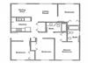 4 Bedroom, 2 Bath