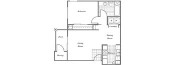 1 Bedroom, 1 Bath