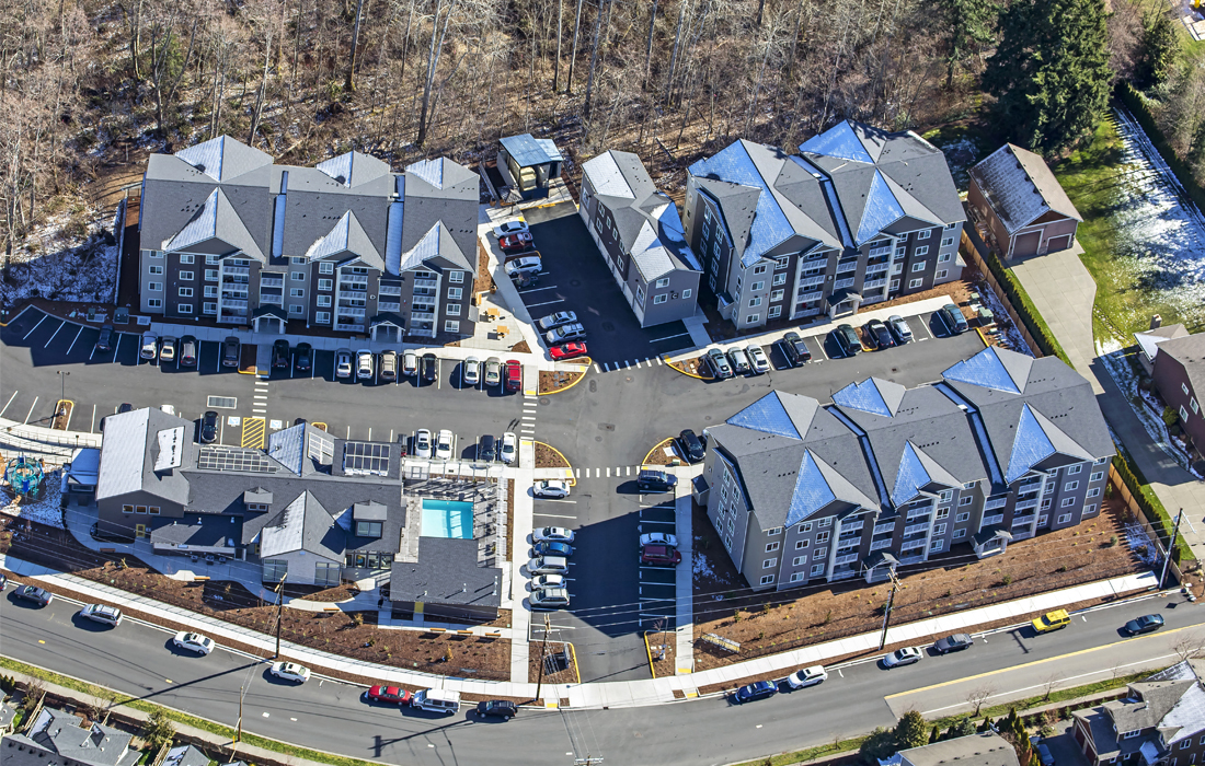 Aerial View of Madison Way