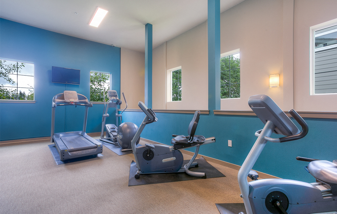 Fitness Area at The Seasons at Lea Hill Village, Auburn, WA
