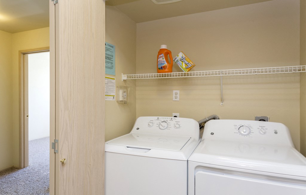 Washer and Dryer Area