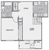 1 Bedroom, 1 Bath