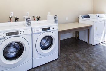 Convenient On-Site Laundry Facility