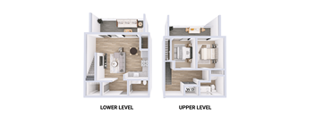 Zinfendel Floorplan at Solera Apartments, Renton, 98056