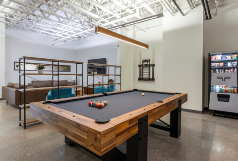 Billiards Table at Arbor Lofts, Southfield Michigan