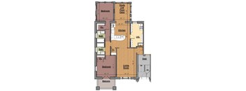 2 Bedroom (1W)