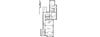 floor plan of the first floor of the house