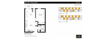 The Flats at Malcolm Yards Floor plan