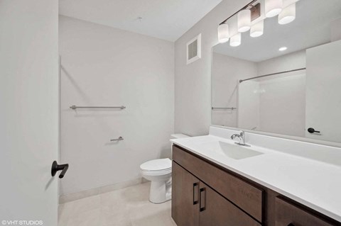 The Flats at Malcolm Yards Bathroom, Minneapolis, Minnesota