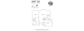 Marcy Park  Apartments floorplan, Minneapolis, Minnesota