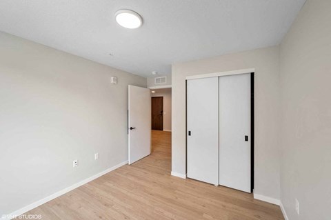 The Flats at Malcolm Yards Bedroom, Minneapolis, Minnesota