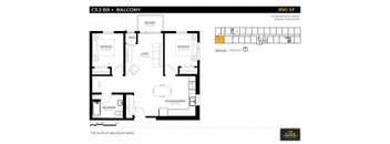 The Flats at Malcolm Yards Floor plan