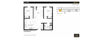 The Flats at Malcolm Yards Floor plan