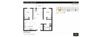 The Flats at Malcolm Yards Floor plan