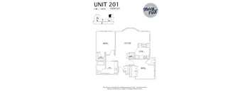 Marcy Park  Apartments floorplan, Minneapolis, Minnesota
