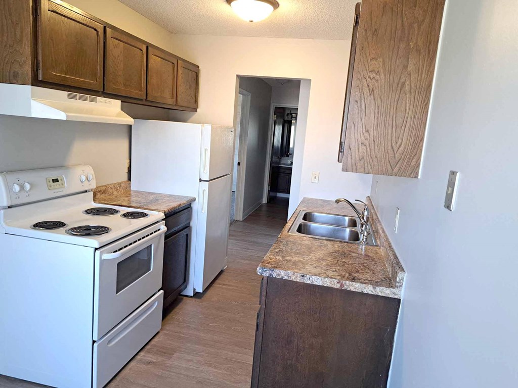 Corinthian Apartments Kitchen