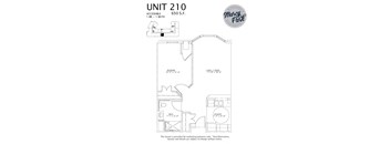 Marcy Park  Apartments floorplan, Minneapolis, Minnesota
