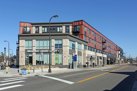 Broadway Flats Exterior, Minneapolis, Minnesota