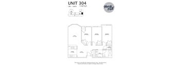 Marcy Park  Apartments floorplan, Minneapolis, Minnesota