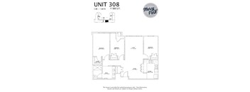 Marcy Park  Apartments floorplan, Minneapolis, Minnesota