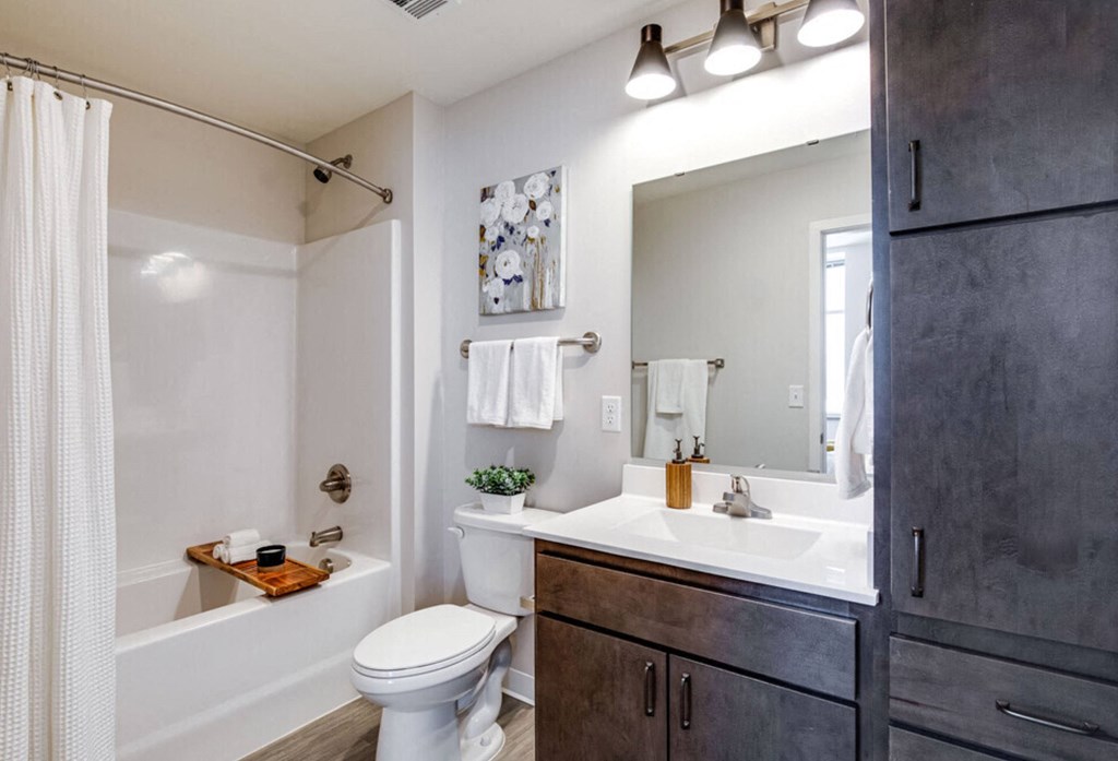 Amber Union Bathroom, Falcon Heights, Minnesota