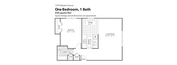 1797 Stillwater Apartments floorplan