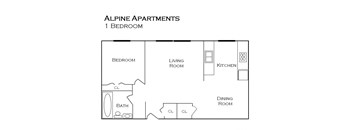 Alpine Apartments floor plan