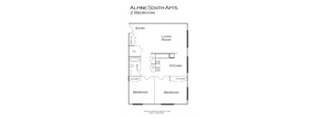 Alpine Apartments floor plan