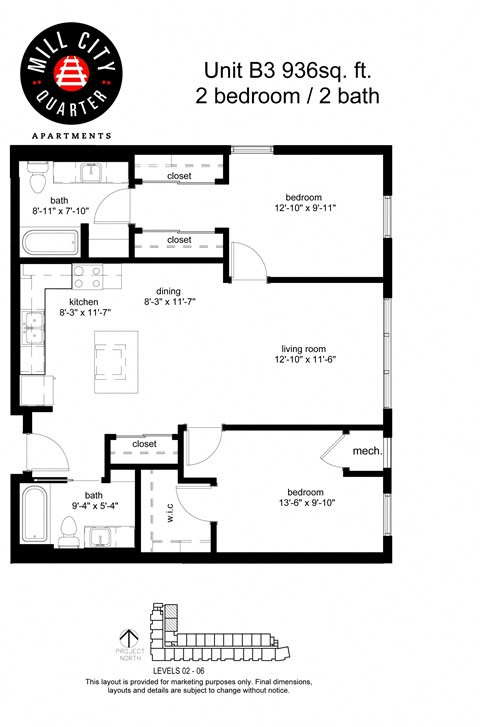 Mill City Quarter Floorplan