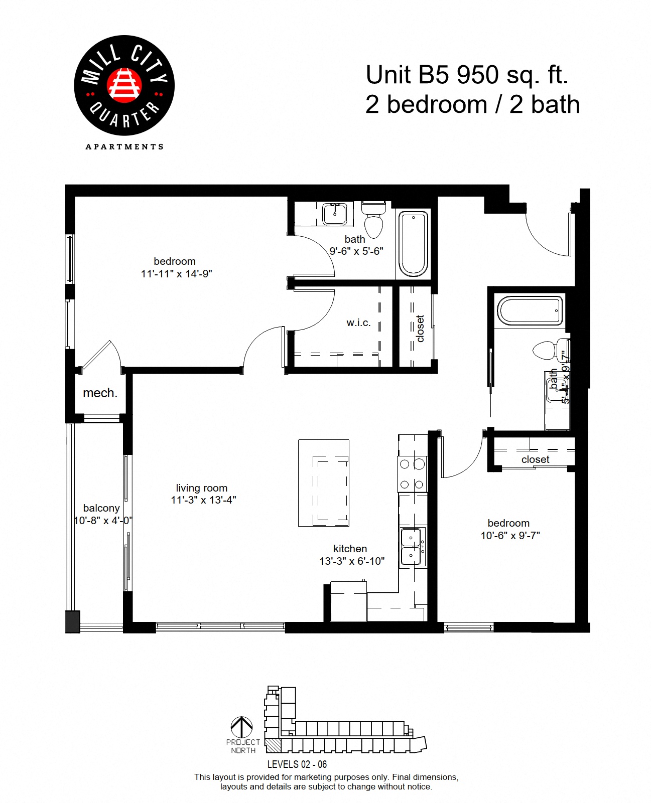 Mill City Quarter Floorplan
