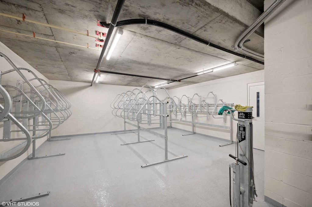 The Station at Malcolm Yards Bike Room