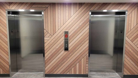 The Flats at Malcolm Yards Elevator, Minneapolis, Minnesota